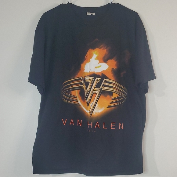 Fruit of the Loom Other - Vintage Y2K Van Halen Tour T-Shirt Size XL Mens Flames Graphic